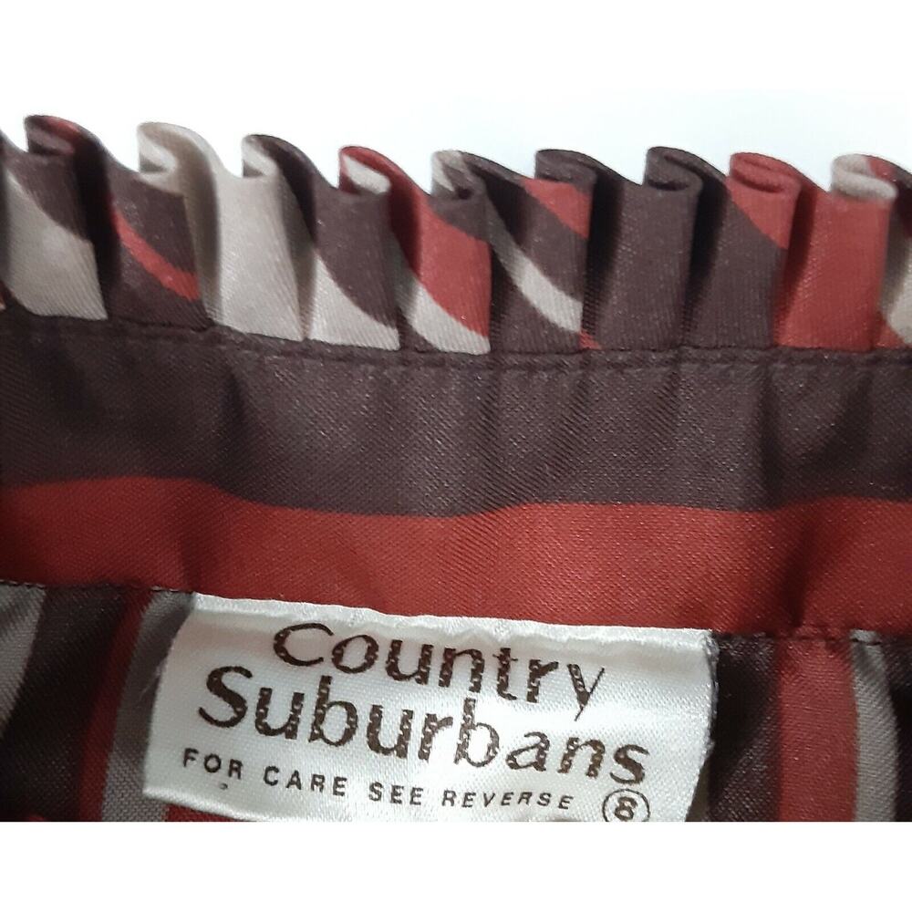 Vintage Country Suburbans Blouse sz 8 Prairie,Ruff Collar, On Trend - Picture 4 of 7